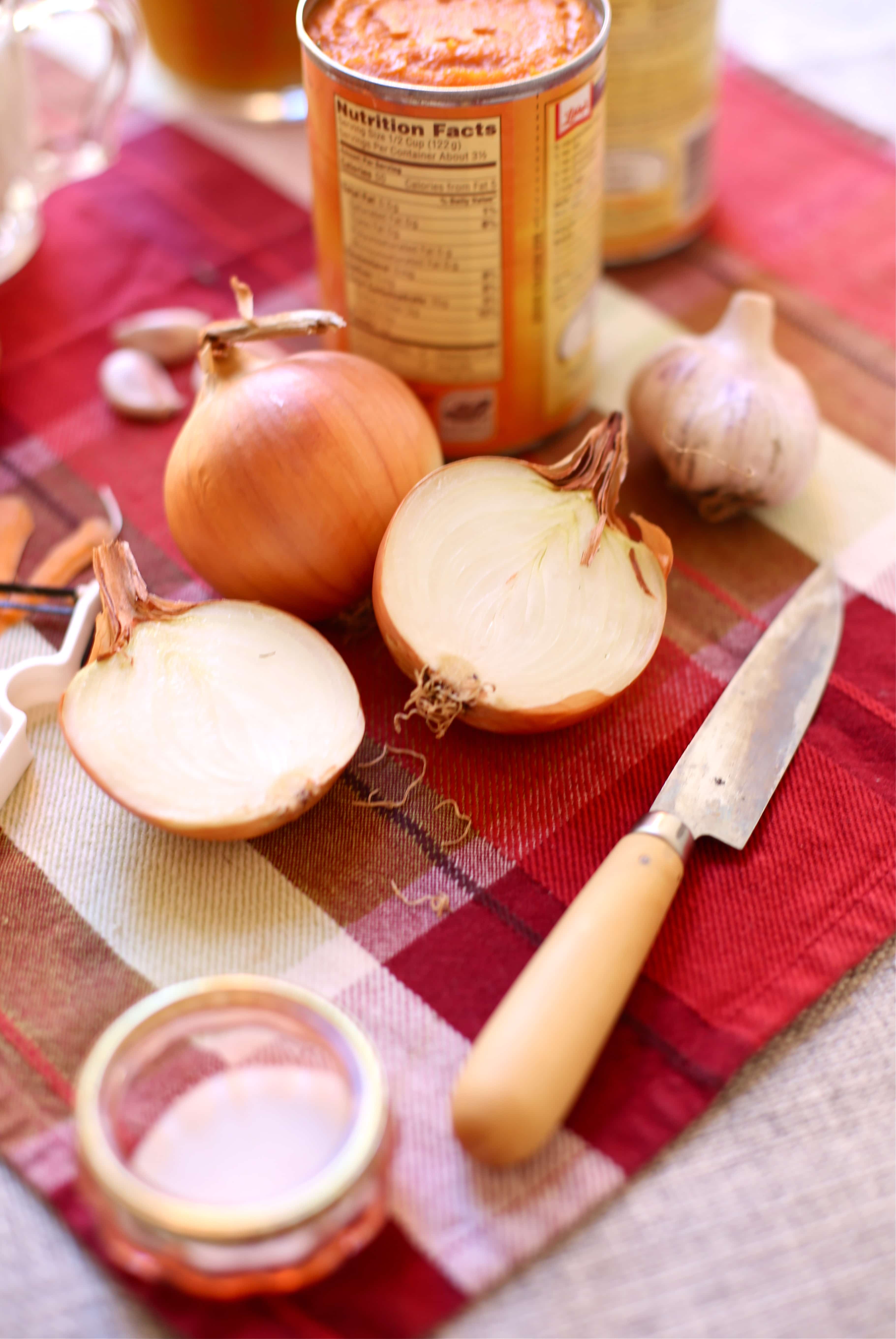 Ingredients for Creamy Pumpkin Soup by Studio Delicious