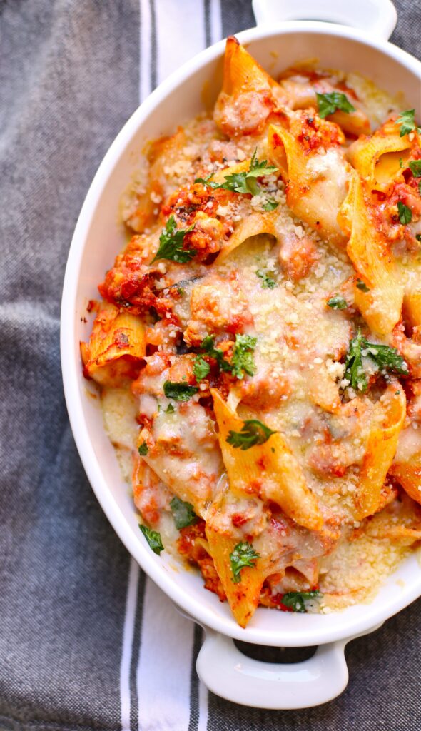 BAKED PASTA WITH CHICKEN SAUSAGE - Studio Delicious