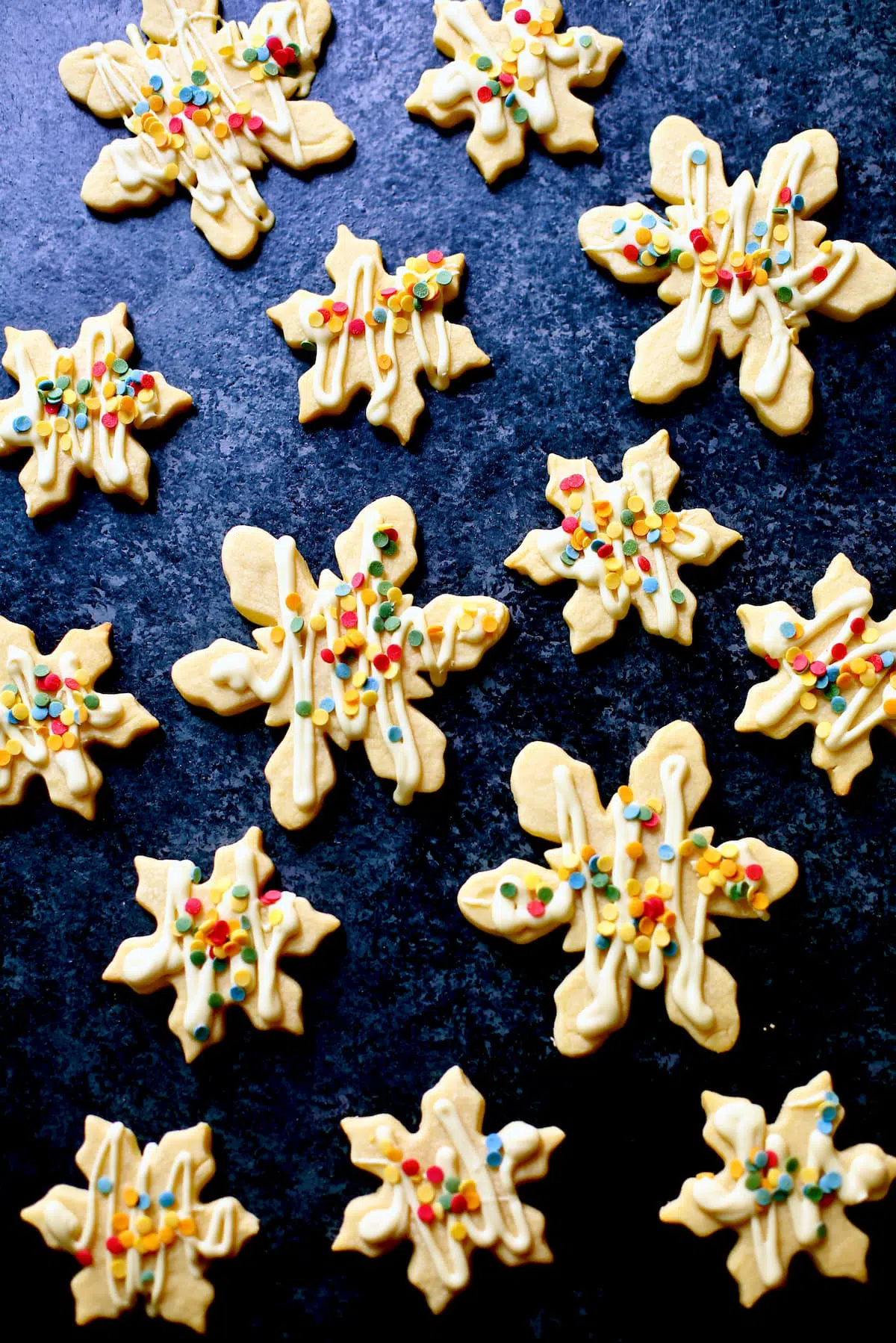 Hungry Couple: White Chocolate Snowflake Sugar Cookies