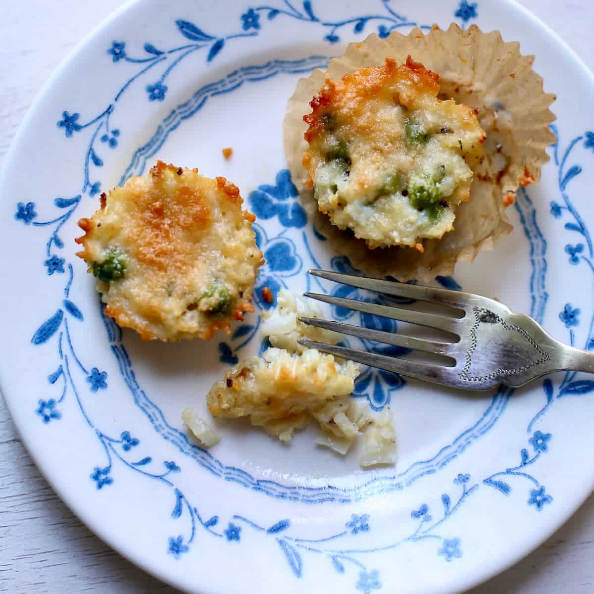 A square image of cauliflower appetizers.