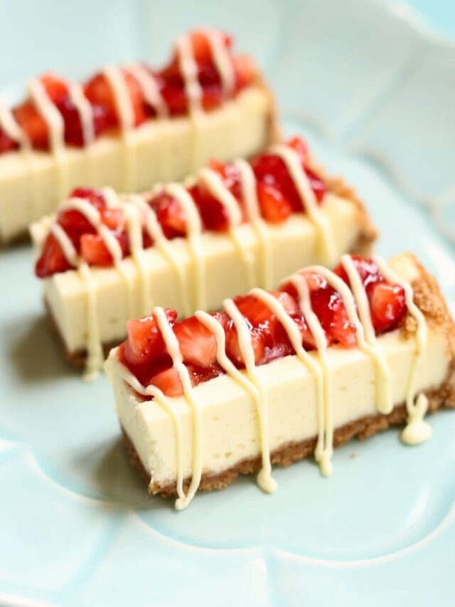 Philadelphia Strawberry Cheesecake Snackbars Recipe