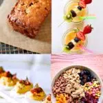 Four different types of food in photos.