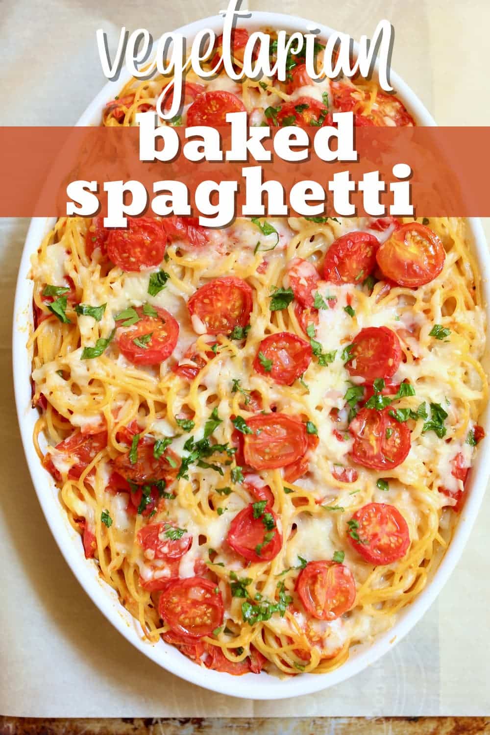 Vegetarian Baked Spaghetti Recipe - Studio Delicious