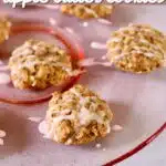 a pinterest image with text overlay on a photo of cookies.