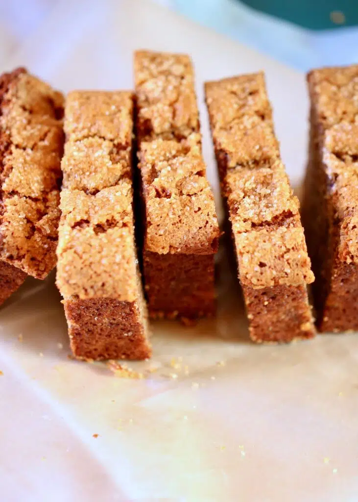 slices of banana bread.