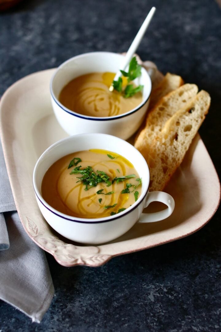 Vegan Potato Soup - Studio Delicious