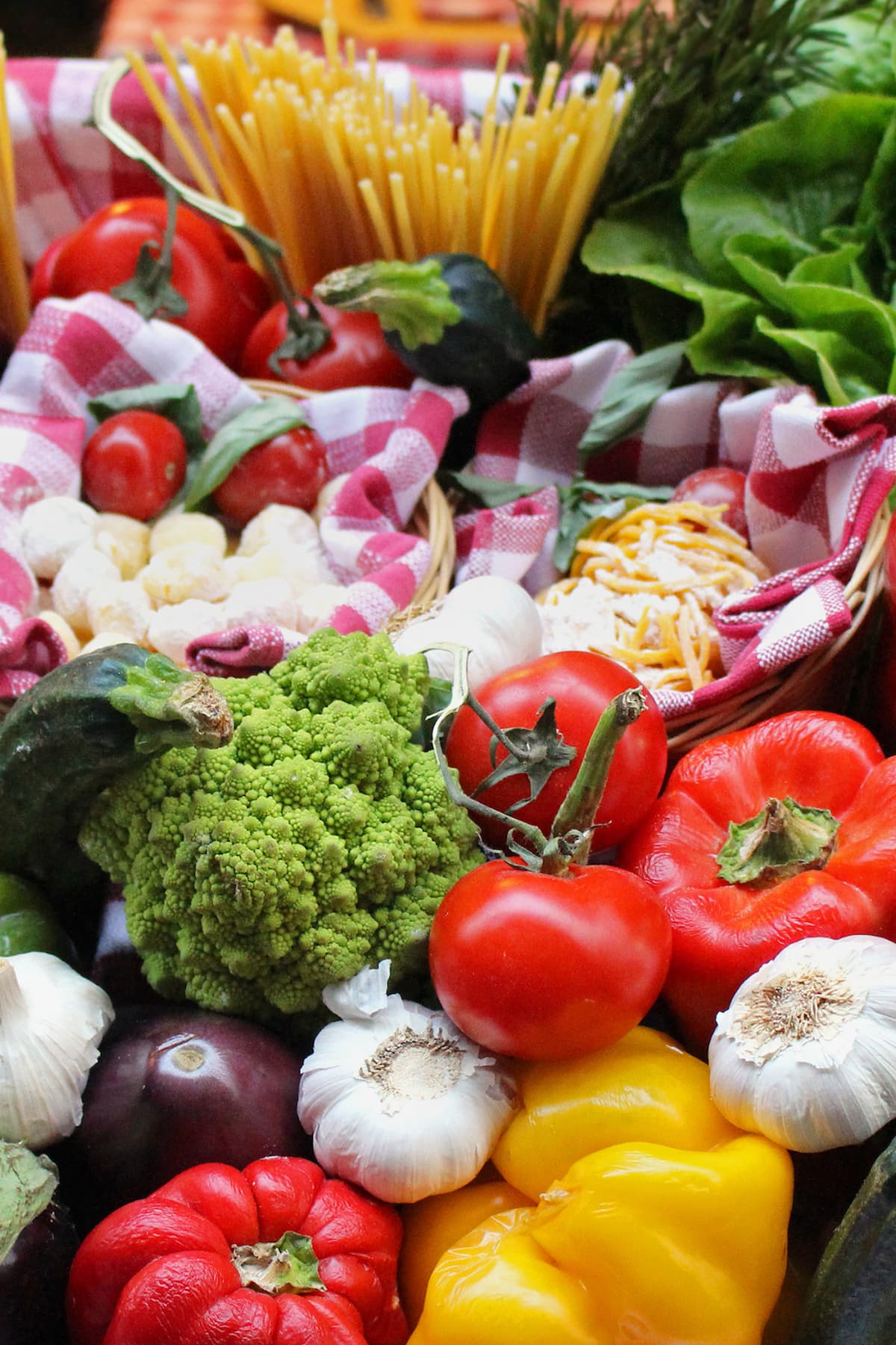 a photo of fruits and vegetables.